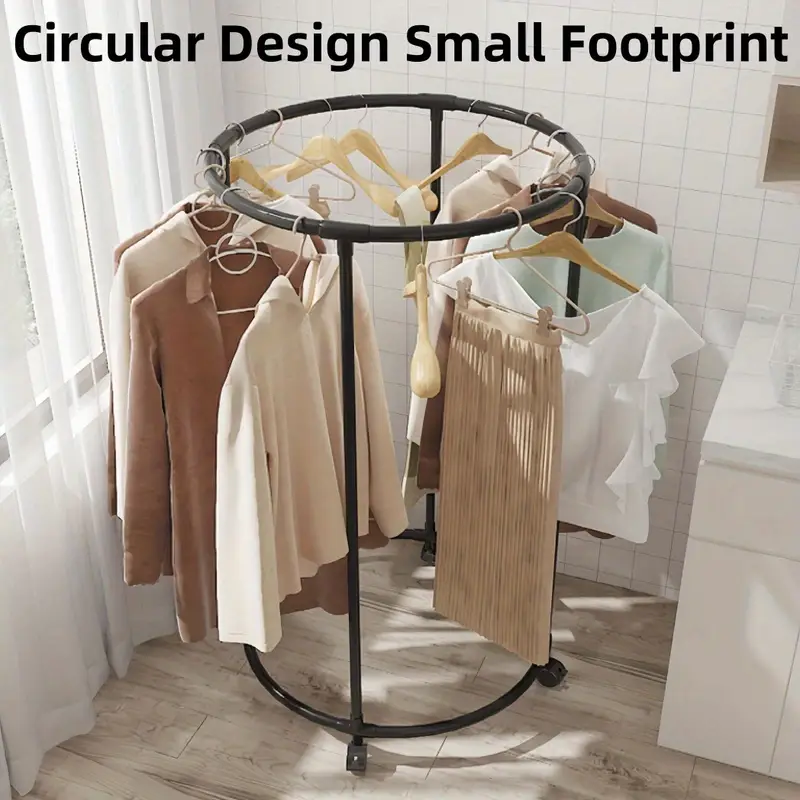 Hanger With Wheel for for Displaying and Drying - Image 3