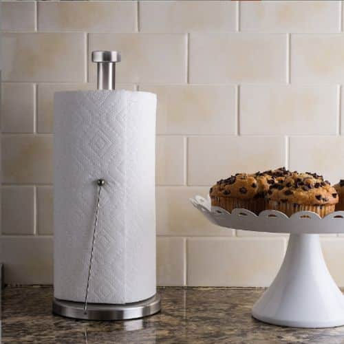 Kitchen Stainless Steel Long Style Tissue Paper Rack - Image 4