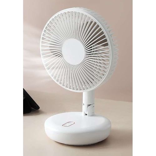 Dp 8000mAh Rotating Rechargeable Fan With LED LightS - Image 3