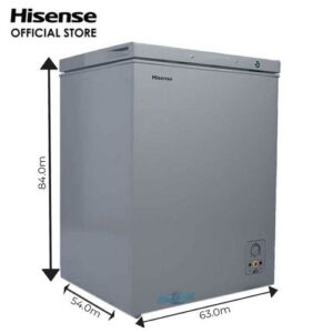 Hisense 142 Litres Chest Freezer With Power Indicator Function (180SH) - Silver + One Year Warranty.