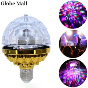 Rotating LED Magic Ball E27 Screw Bulb Disco Bedroom Bulb