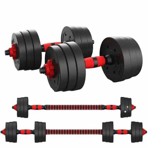 20KG Dumbbell Set With Barbell Extension - Image 5