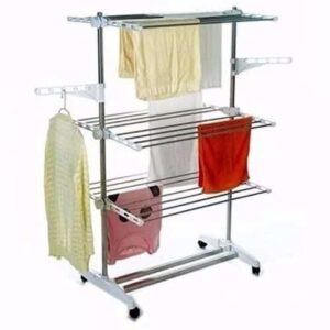 3 Layers Indoor And Outdoor Clothes Hanger
