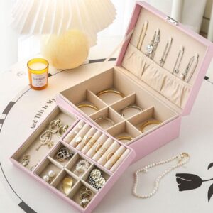Jewelry Organizer Storage Case Snap Tight Jewelry Container For Jewelry Storage Management