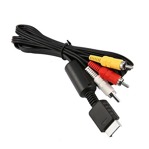 AV Cable For Ps1 , Ps2 , Ps3 , Sega Dream Cast NEW RCA Audio Video Composite TV Console - Image 4