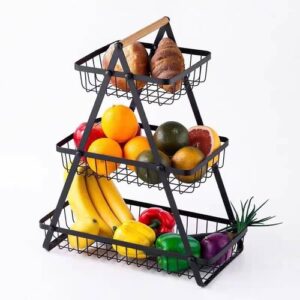 Fruit Basket for Kitchen Counter,Fruit Holder,Fruit Bowl
