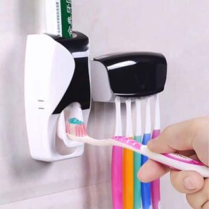 Tooth Paste Dispenser and Tooth Brush Holders