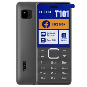 Tecno T101 1.8" Dual SIM - Black
