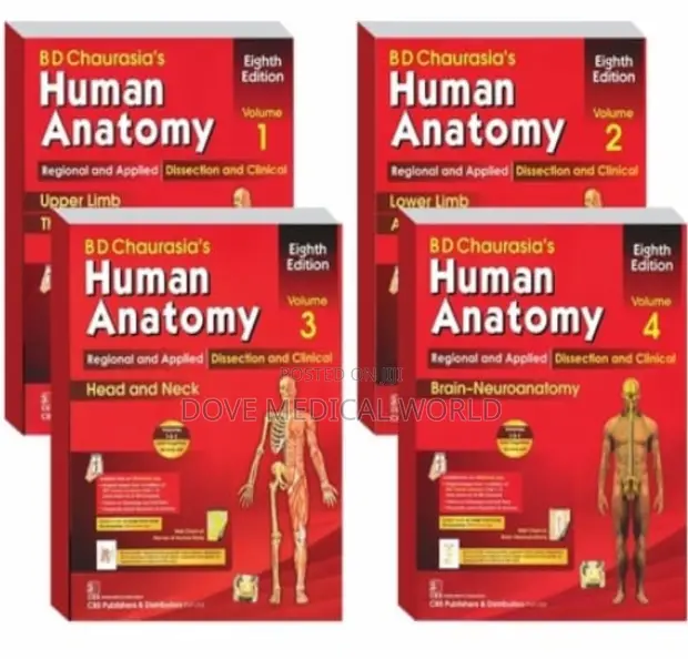 Human Anatomy 8th Edition (Set of 4 Books) Vol-1,2,3 4 - Image 2