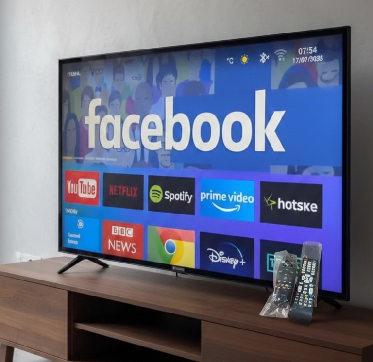 65" Inches Toughened Screen QLED Google Smart TV - Image 2