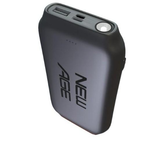 New Age 22500 Fast Charge Type-C Input & Output Powerbank With Torch Light - Image 3