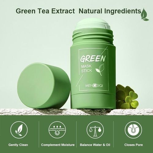Green Mask Stick Facial Mask For Black Spots And Pimples - Image 4