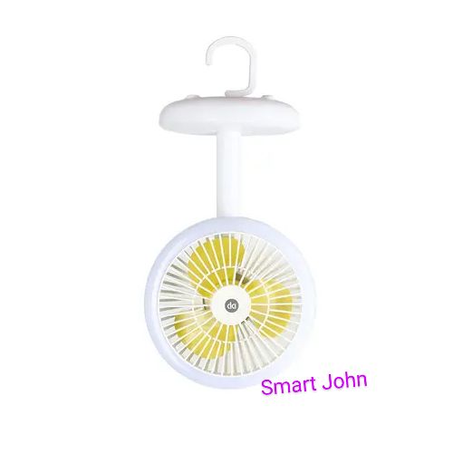 Dp Rechargeable Table Fan 4000mAh With LED LIGHT - Image 2