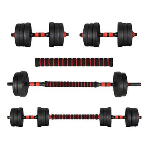 20KG Dumbbell Set With Barbell Extension - Image 6