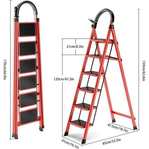 6 Step Multipurpose Ladder For Home, Office And Store. - Image 2