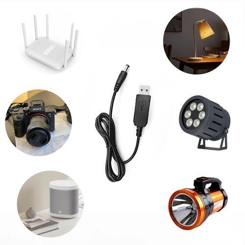 Router Powerbank Cord Cable DC 5V To 12V USB Cable - Image 3