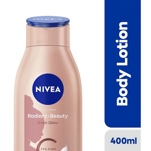 NIVEA Radiant & Beauty Even Glow Body Lotion For Women - 400ml - Pack Of 2 - Image 4