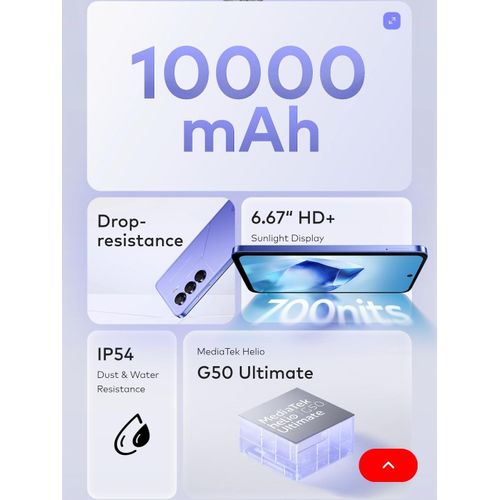 itel P70 6.67" 128GB ROM + Upto 8GB RAM, 6000mAh + 4000mAh Case - Image 7