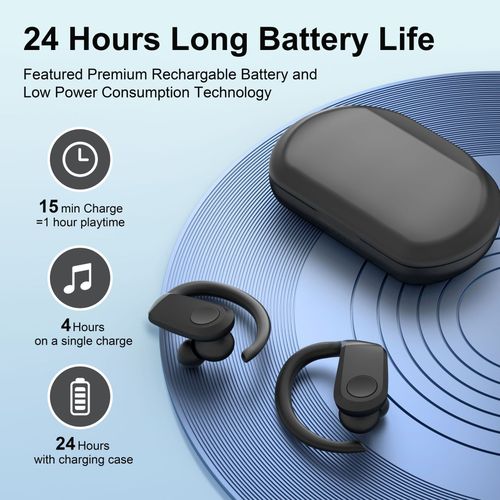 Over-Ear Wireless Bluetooth Headsets Earpods Stereo Earbuds - Image 5