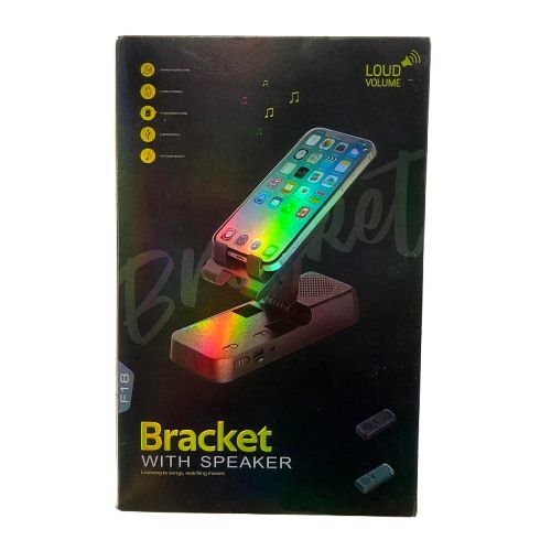 Mobile Phone Holder and Bluetooth Speaker With USB Ports - Image 4