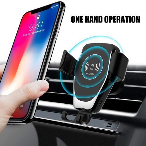 Usa 360° Fast Charging Wireless Charger Phone Mount Holder - Image 4