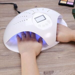 2 Hands UV Hygienic Nail and Hand Dryer With LED Light - 48W