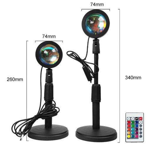 Mythco USB Powered Remote Control 20-Color Sunset Lamp/Projector - Image 4