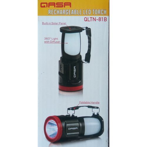 Qasa Solar Rechargeable Led Torch & Lantern (QLTN-81B) - Image 2