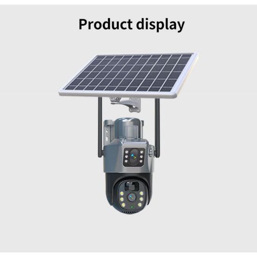 Sky Vision Solar Powered Dual Lens PTZ CCTV Camera V380 - Image 2