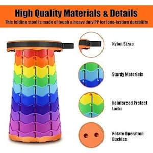 Telescopic Stool Foldable outdoor portable Stool suitable for pinic and outdoor relaxation - Image 2