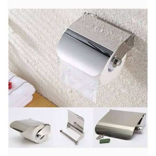Stainless Steel Washroom Toilet Paper Holder - Image 2