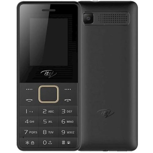 itel 2160 Wireless FM, Bright Torchlight, Call Recorder, Dual SIM Mobile - Black - Image 2