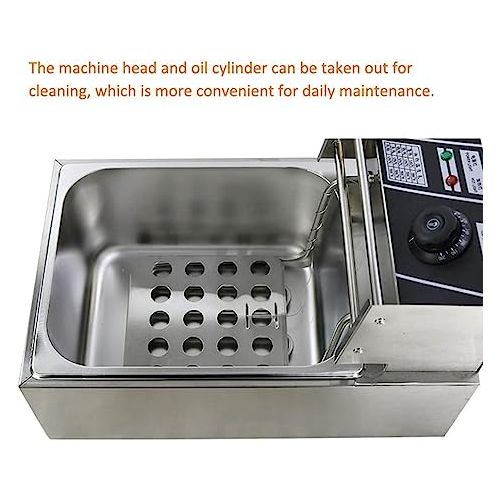 Nima 5.5L Electric Stainless Steel Deep Fryer - 2500w - Image 2