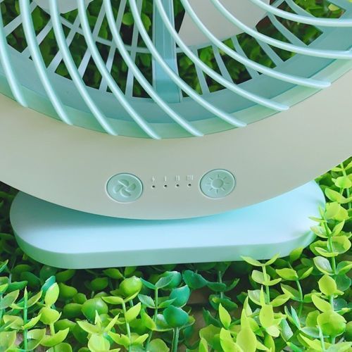 Kamisafe Rechargeable Table Fan With LED Light - Image 2