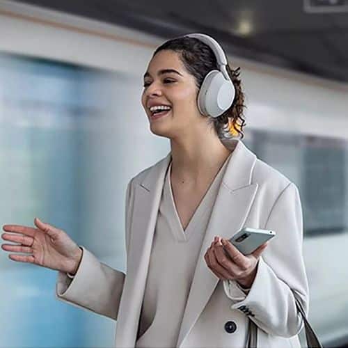 Hamilton X Series Best Active Noise Cancelling Headphones- Grey - Image 2