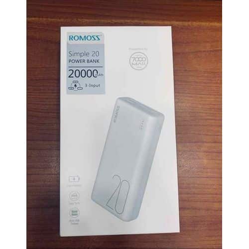 Romoss Super Simple 20 20000mAh FAST CHARGE Power Bank - Image 2