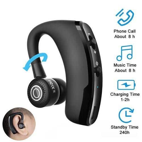 Wireless Stereo Earphone Wireless Earpiece 5 3 Bluetooth Earbùds Earphones Earpòds Single Aìrpods Wireless Slide Earphones One Ear 0 Bud Cover For Android And Iphone àirpods (v9) - Image 4