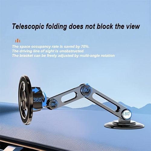 Universal 360° Rotating Magnetic Car Phone Holder - Image 2
