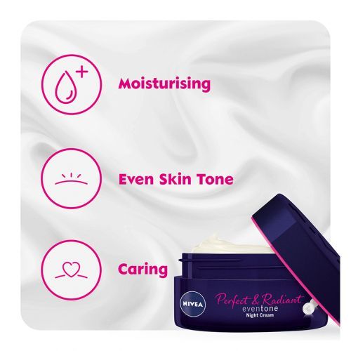 NIVEA Perfect & Radiant EvenTone Night Cream For Women - 50ml - Image 2
