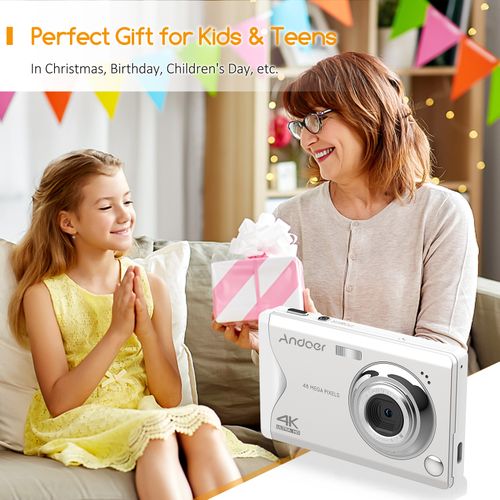 Andoer TFT Portable Digital Camera 48MP 4K Ultra HD 16X Zoom - 3in - Image 3