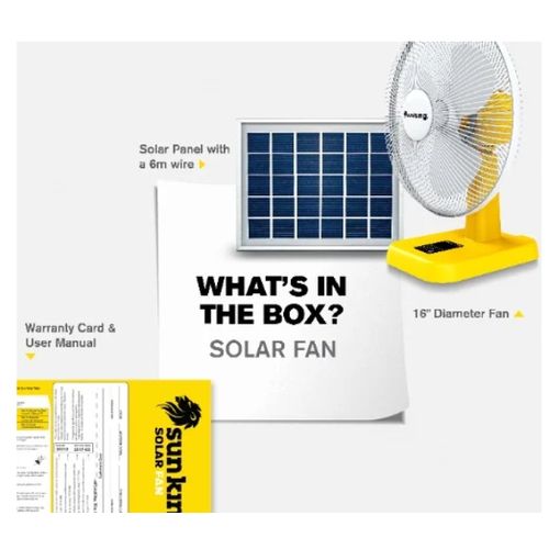 Sun King Solar Fan With 20W Solar Panel - Image 3