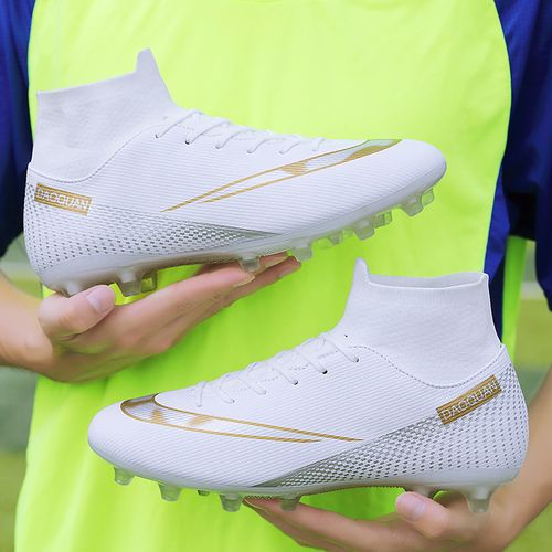Men High Top Cleats Football Shoes Male Soccer Team Sports Boots Sneakers - Image 2