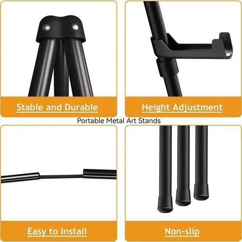 Portable Metal Art Tripod Display Easel Stand - Image 2