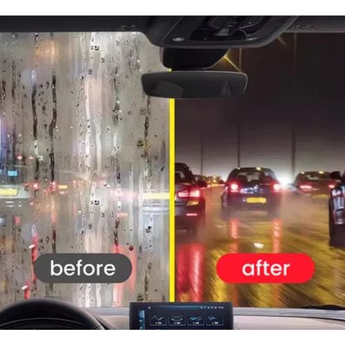 Streak-Free Glass Cleaner - Designed to eradicate oil films from car glass surfaces with a dedicated cleaning brush, leaving a crystal-clear and glossy finish for safe driving. - Image 3