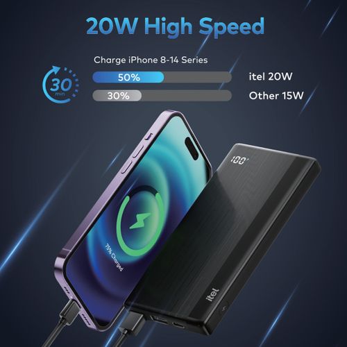 itel PowerPulse A1420 Power-Bank 10000mAh 20W Fast Charging Type-C - Image 3