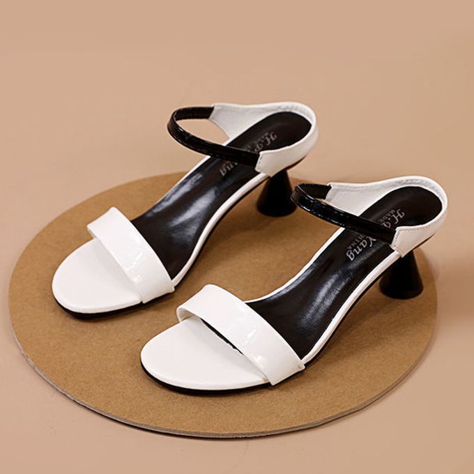 Women'S Patent Leather Sandals High-Heeled Sandal - Image 4