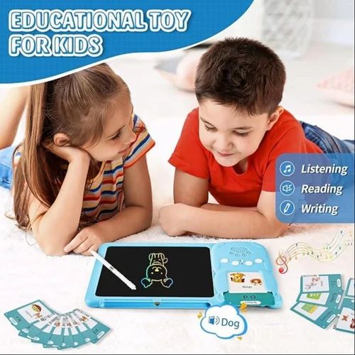 Talking Flash Cards with LCD Writing Tablet Toddlers Learning Educational Toy - Image 3