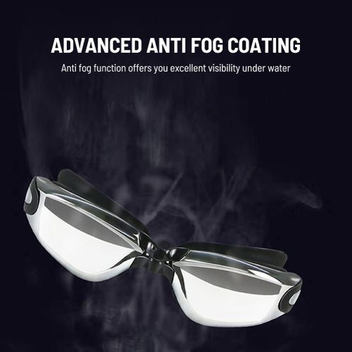 Swimming Goggles With Attached Earplugs Anti-Fog For Adult - Image 3