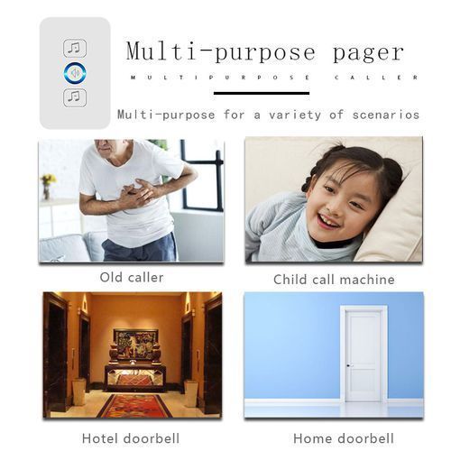 Waterproof Wireless Door Bell 1 Button 1 Receiver 200m - Image 2