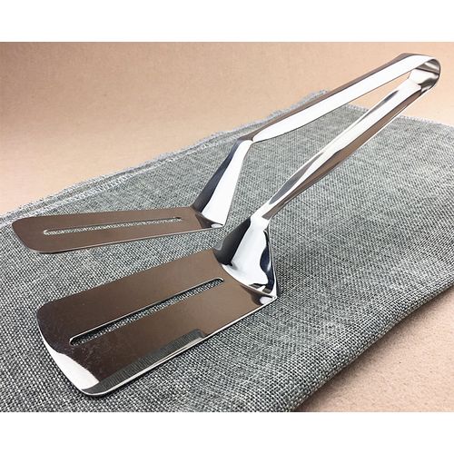 Multifunctional Steak Clip Stainless Steel Food Clip -Silver - Image 2